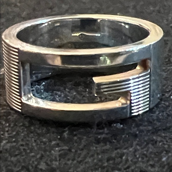 Gucci Jewelry - Gucci Silver Women's Modern Ring EUC, European size 10 US 5